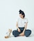 【Chocomoo×ROPE' PICNIC】【接触冷感】アソートフレンチスリーブTシャツ