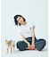 【Chocomoo×ROPE' PICNIC】【接触冷感】アソートフレンチスリーブTシャツ
