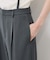 フレアシルエットサスペンダー付きパンツ
