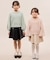 【KIDS/キッズ】スフレニットシリーズ リボンニットプルオーバー/イージーケア・リンクコーデ
