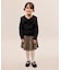 【KIDS/キッズ】【2WAY】マシュマロニットリボンカラートップス/イージーケア・リンクコーデ