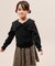 【KIDS/キッズ】【2WAY】マシュマロニットリボンカラートップス/イージーケア・リンクコーデ