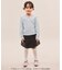 【KIDS/キッズ】【2WAY】マシュマロニットリボンカラートップス/イージーケア・リンクコーデ