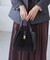 me fit BAG ホースヘア調コンビスクエアフォルムバッグ/2WAY