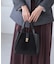 me fit BAG ホースヘア調コンビスクエアフォルムバッグ/2WAY