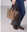 me fit BAG ホースヘア調コンビスクエアフォルムバッグ/2WAY