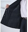 【WEB限定】レディハンサムシリーズ ウールライク金ボタンミドル丈ジャケット(総裏地)