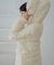 【GREEN DOWN/グリーンダウン】ファー付きダウンロングコート/一部WEB限定カラー