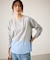 布帛ドッキングロングスリーブTシャツ