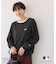 【PEANUTS×MLB COLLECTION by ROPE' PICNIC】オフショルスウェット