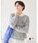 【PEANUTS×MLB COLLECTION by ROPE' PICNIC】オフショルスウェット