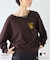 【PEANUTS×MLB COLLECTION by ROPE' PICNIC】オフショルスウェット