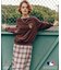【PEANUTS×MLB COLLECTION by ROPE' PICNIC】オフショルスウェット
