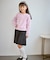 【KIDS/キッズ】前後2WAYマシュマロニットリボンカラートップス/イージーケア・リンクコーデ