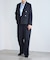 【WEB限定・丈長め】クリアツイルサイドベルトワイドパンツ/入卒式・セレモニー・セットアップ対応