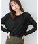 レイヤード風シアーロングスリーブTシャツ
