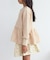 【KIDS/キッズ】ラメ裏毛ペプラムジップカーディガン
