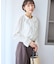 ハシゴレース×ラッフルフリルブラウス/UVケア