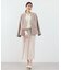 シアーボーダーニットカーディガン
