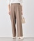 メランジドビーチェックパンツ/セットアップ対応・防シワ・接触冷感