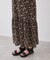 花柄ティアードダブルストラップキャミワンピース