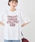 【Champion/チャンピオン別注】アソートロゴプリントオーバーサイズTシャツ/リンクコーデ