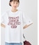 【Champion/チャンピオン別注】アソートロゴプリントオーバーサイズTシャツ/リンクコーデ
