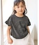【KIDS/キッズ】カレッジロゴプリントピグメントTシャツ/リンクコーデ