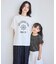 【KIDS/キッズ】カレッジロゴプリントピグメントTシャツ/リンクコーデ