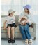 【KIDS/キッズ】カレッジロゴプリントピグメントTシャツ/リンクコーデ
