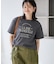 オーバーサイズロゴプリントTシャツ/UVカット・接触冷感・汗染み防止