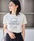 オーバーサイズロゴプリントTシャツ/UVカット・接触冷感・汗染み防止