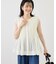 【WEB限定カラー】タックデザインペプラムシャツ