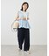 【WEB限定カラー】タックデザインペプラムシャツ