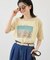 フォトプリントニットTシャツ