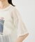 フォトプリントニットTシャツ