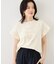 フリルスリーブロゴTシャツ/接触冷感・汗染み防止