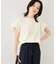 フリルスリーブロゴTシャツ/接触冷感・汗染み防止