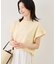 フリルスリーブロゴTシャツ/接触冷感・汗染み防止