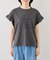 フリルスリーブロゴTシャツ/接触冷感・汗染み防止