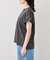 フリルスリーブロゴTシャツ/接触冷感・汗染み防止