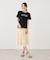 パール付きロゴTシャツ/UVカット・接触冷感・汗染み防止