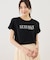 パール付きロゴTシャツ/UVカット・接触冷感・汗染み防止