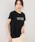 パール付きロゴTシャツ/UVカット・接触冷感・汗染み防止