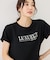 パール付きロゴTシャツ/UVカット・接触冷感・汗染み防止