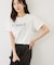 パール付きロゴTシャツ/UVカット・接触冷感・汗染み防止