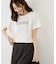 パール付きロゴTシャツ/UVカット・接触冷感・汗染み防止