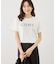 パール付きロゴTシャツ/UVカット・接触冷感・汗染み防止