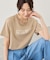 パール付きロゴTシャツ/UVカット・接触冷感・汗染み防止