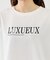 パール付きロゴTシャツ/UVカット・接触冷感・汗染み防止